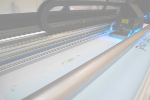 plotter piano da stampa digitale in esecuzione